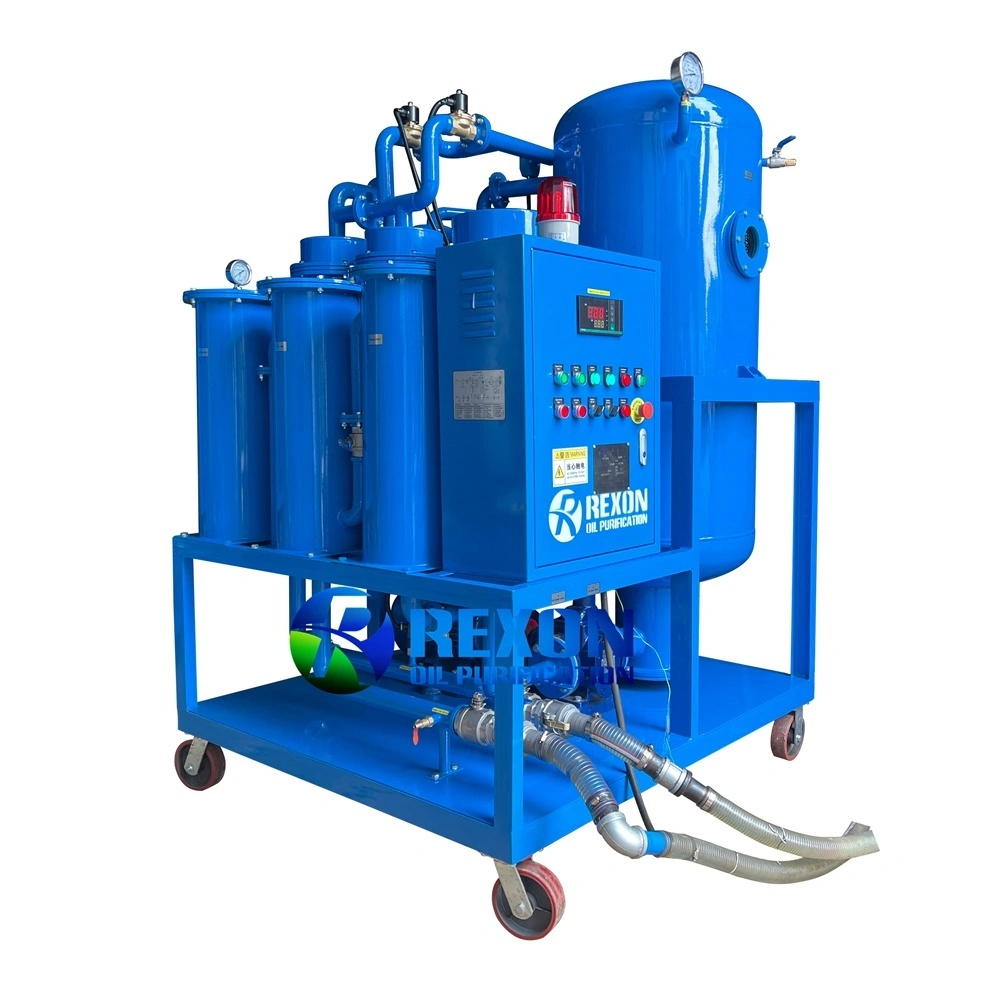 PLC Automatic Turbine Oil Filtration Machine with Online Moisture Tester 1