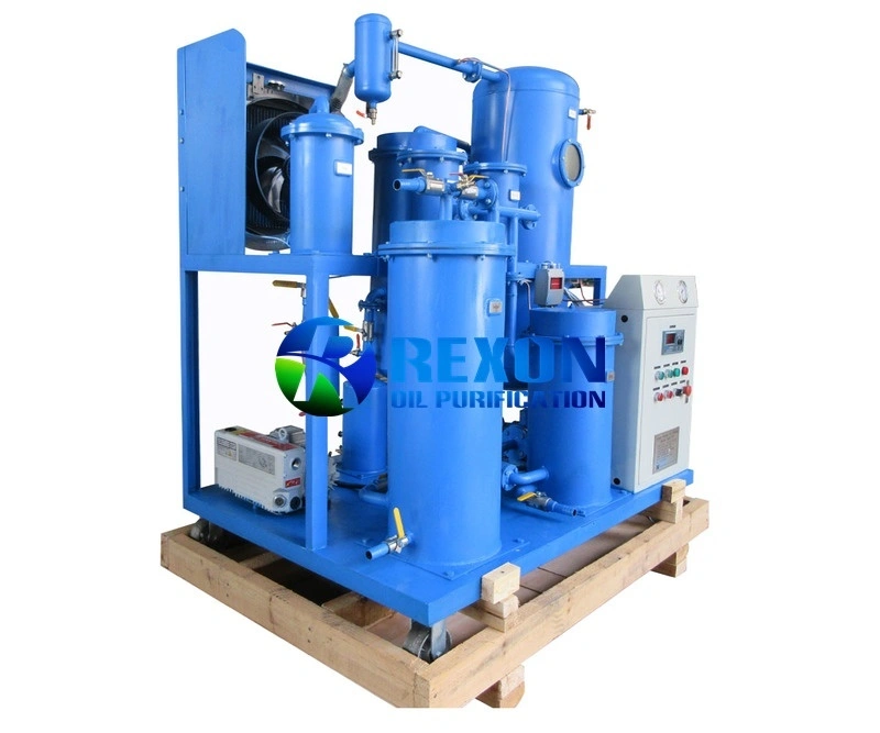 Máquina de regeneración y reciclaje de aceite lubricante usado al vacío 1