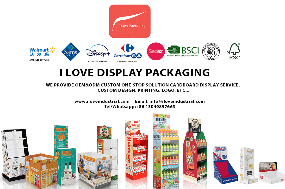 ILP Aangepaste PDQ Recyclebare kartonnen displaydoos met gat voor parfumverpakking Display Doos Display Counter Paper Box 17