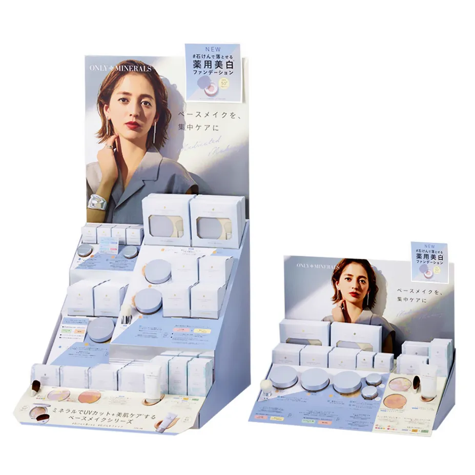 ILP Aangepaste PDQ Recyclebare kartonnen displaydoos met gat voor parfumverpakking Display Doos Display Counter Paper Box1 4