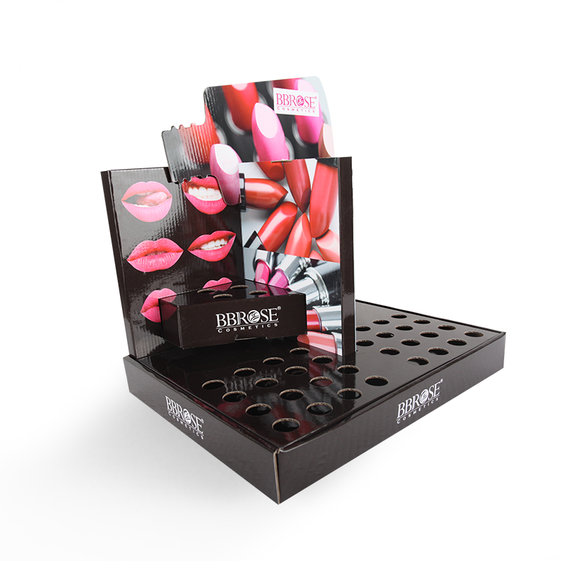ILP Aangepaste PDQ Recyclebare kartonnen displaydoos met gat voor parfumverpakking Display Doos Display Counter Paper Box1 6