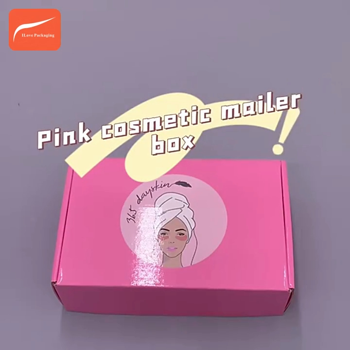 I Love Packaging Custom Mailer box Greyboard Gift Box Artpaper Printing glossy or matte lamination 1