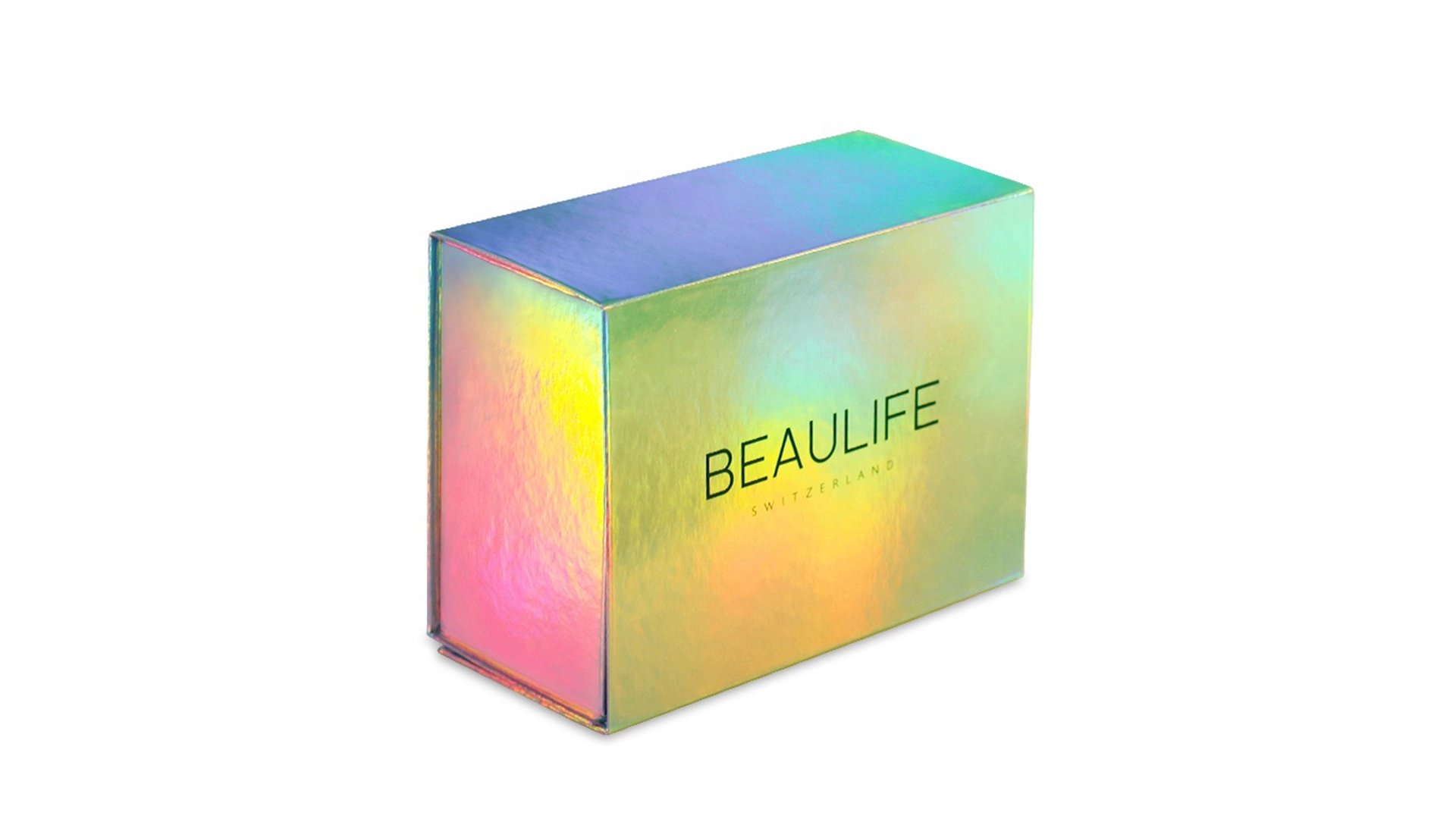 Custom Gift Box Laser Paper Foldable Luxury Packaging Box Custom Logo Size Printing  for Cosmetics Clothing Jewelry Gift 1