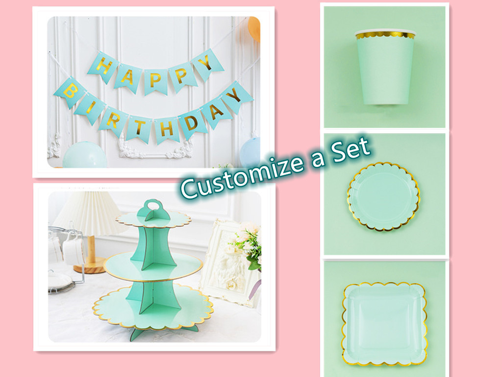 Aangepaste papieren cake display Stand Multi Layer Wedding Dessert Table Decoratie Verjaardagsfeestje Cupcake Set -up 6