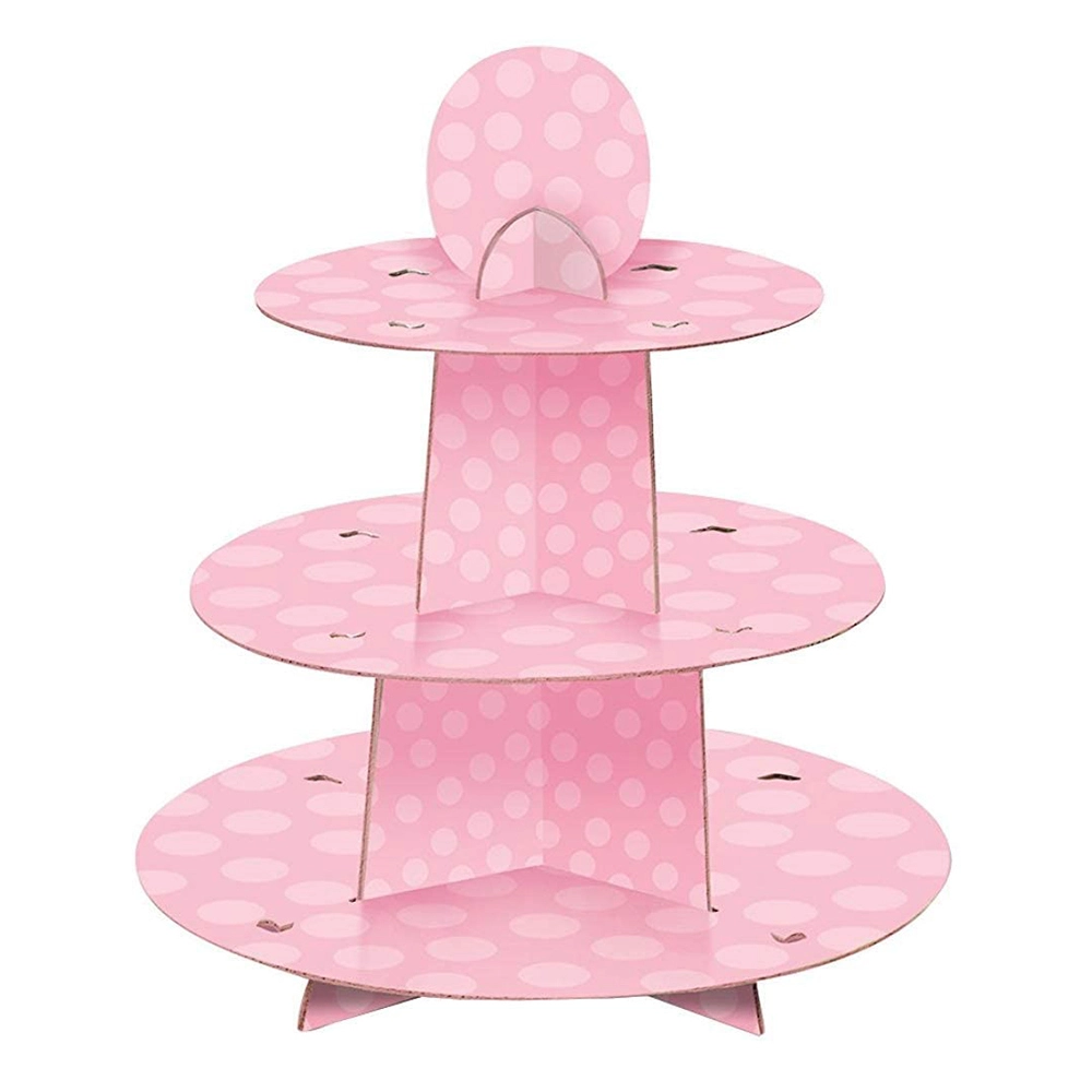 Three-story modern custom design home display afternoon tea display wedding dessert shop cake stand 1