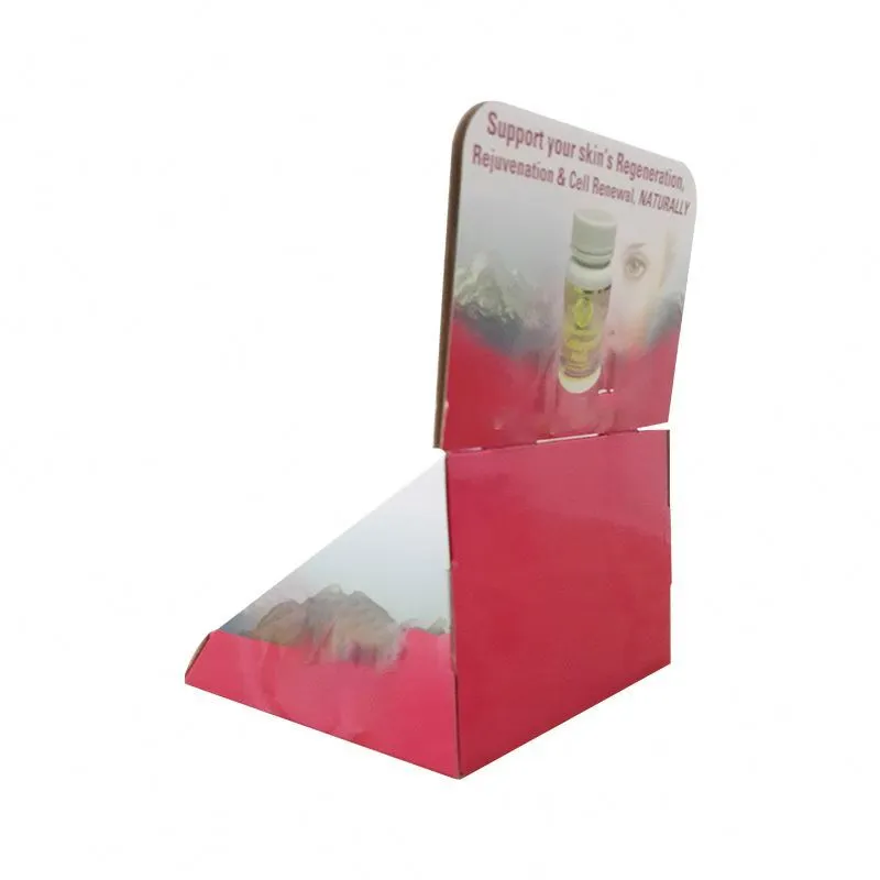 Fine goods display shelf corrugated board display used for shopping malls promotional goods display shelf 1