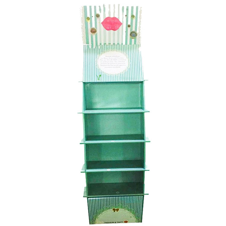 Private Customized/Spuermarket Cabinet For Snacks/Daily Necessities Retail Cardboard Floor Stand Retail Display 1