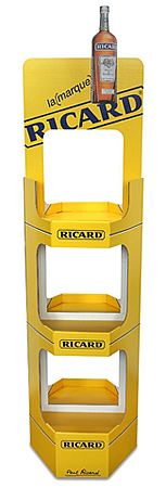 Retailsokken hangende tas haak display papier golfplankplank bord vloerstandaard kartonnen display stand met haak 6
