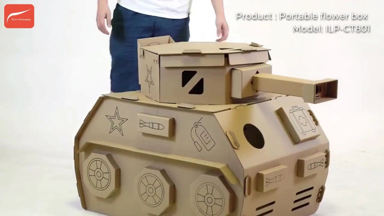 Custom Cardboard Toy Eco-friendly Carton DIY Wearable Cosplay Handmade 1