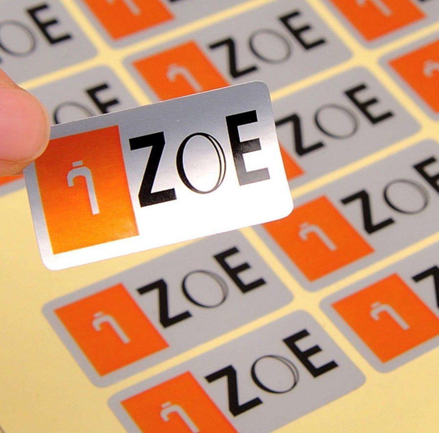 PET PVC transparent clear sticker removable label  Vinyl printing label logo customized stickers 12