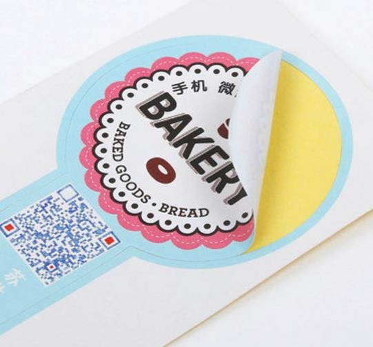 PET PVC transparent clear sticker removable label  Vinyl printing label logo customized stickers 10