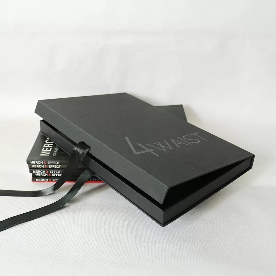 Nigrum summus qualitas summus gradu recyclable cardboard charta packaging indumentis arca archa Gift Box Hot-venditionis Product1 10