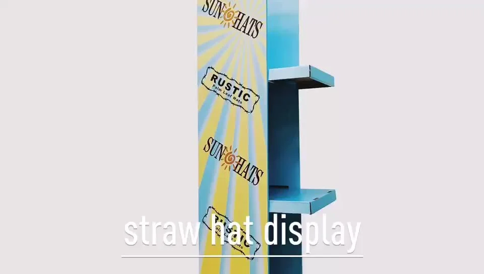 Chinese factories OEM Corrugated Paper Display Pallet Cardboard Display Rack supermarket shelf shop rack for Retail 1