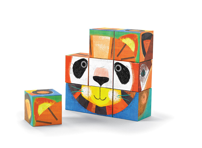 2021 Fun Toys Children's Paper Cube Educational Building Blocks Set Children's Toy Building Blocks Hot Products 9