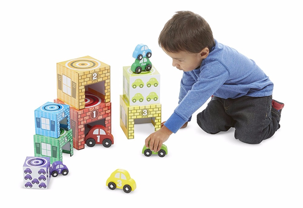 cardboard blocks furniture play cars stackable box 11