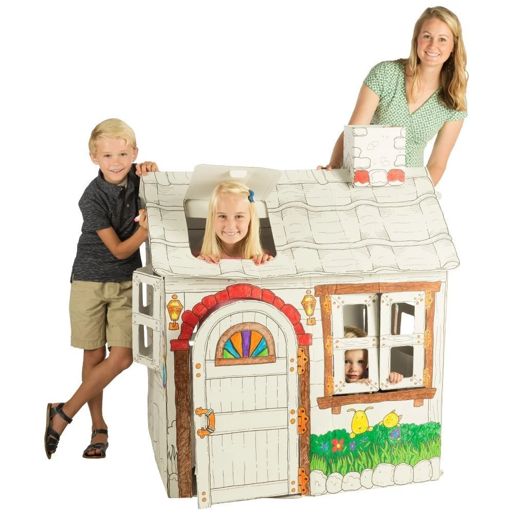 kid toy cardboard toy Box Creaction Corrugated Pirate Ship 1