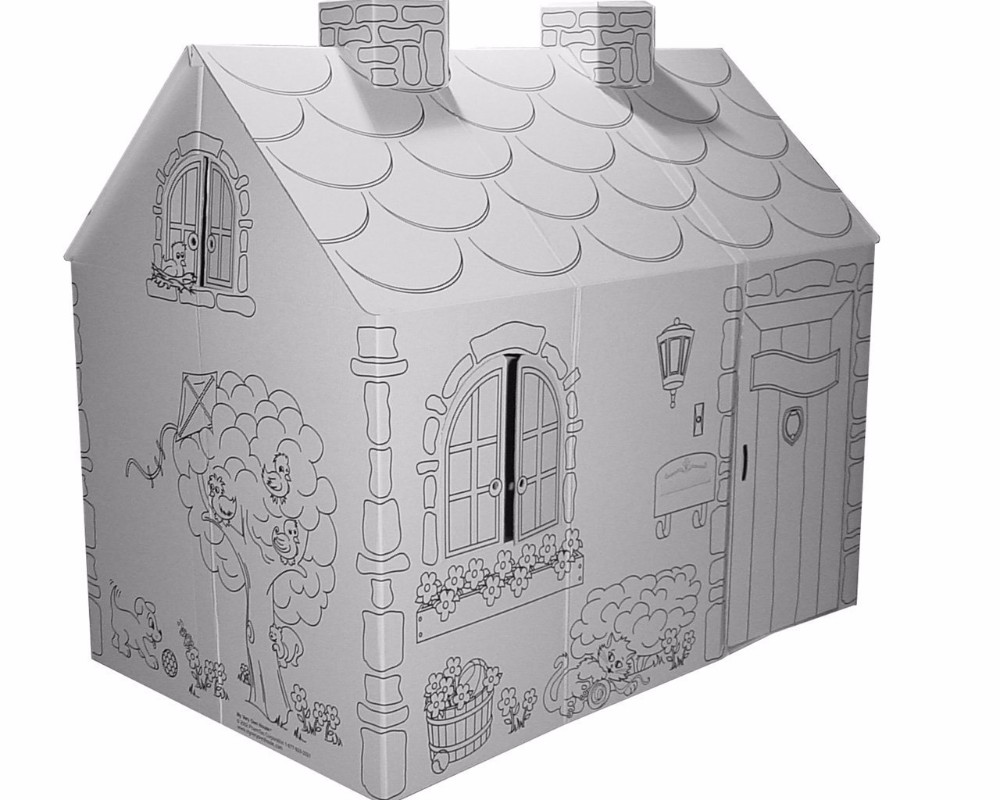 키즈 플레이 하우스 하우스 색칠 공연장, 코티지 12