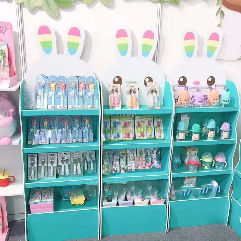 Low price high quality manufacturer custom cardboard shelf food tray commodity display stand 1