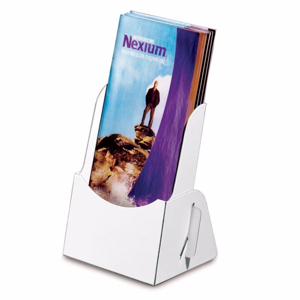 New shopping mall menu brochure stand plastic display flyer brochure stand stand flyer display 1