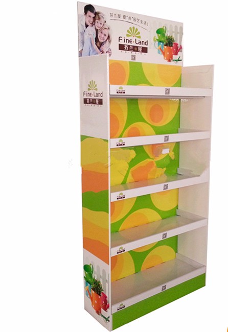 Custom cardboard display for floor company Manufacturer | Ilove Packaging 4