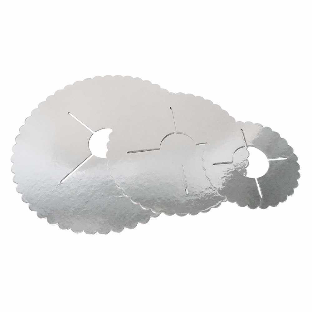 gold cake stand 3-Tier Round Stacked Party Cupcake 13