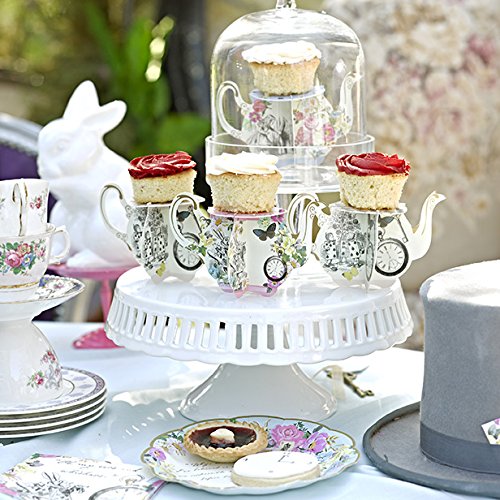 cupcake stand Teapot Cupcake Stands for a Tea Party 9