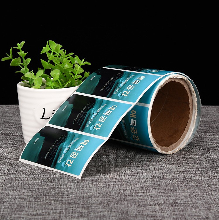 Logo van hoge kwaliteit aangepaste gedrukte lijm labelsticker 16
