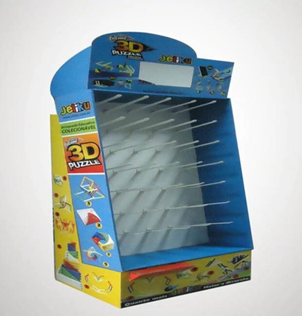 Customized retail store paper supermarket display stand cardboard promotional cookie display stand and candy chocolate display s 1