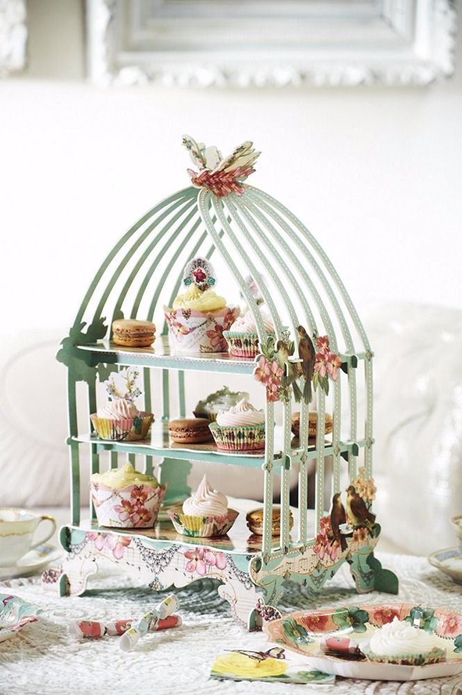 Cake stand paper Cakestand for a Tea Party, Wedding, Mint 11