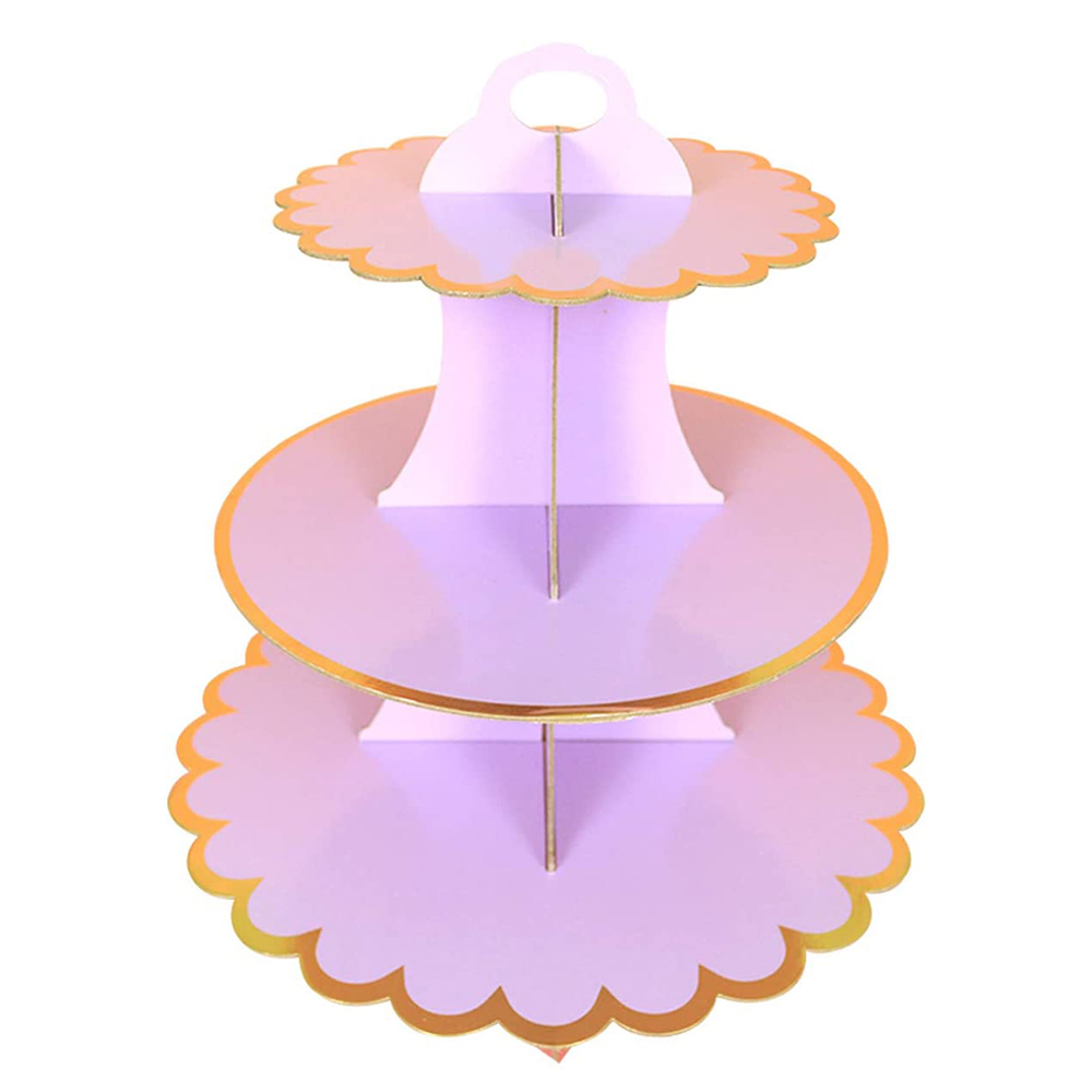 Aangepaste papieren bruiloft Candy Cake Display Stand 11
