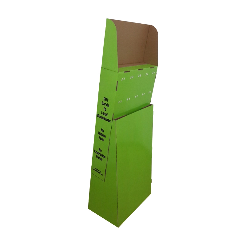 customized Retail headset advertisement Display rack cardboard floor stand cardboard display stands 1