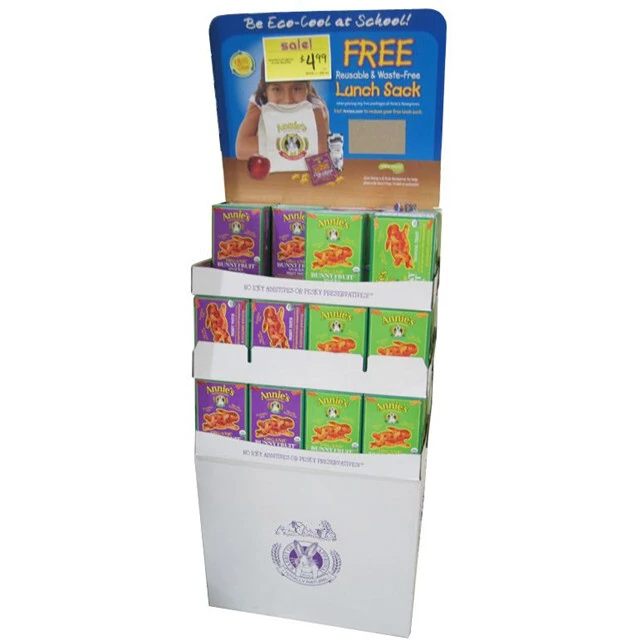 Supermarket Display Stands For Food Potato Chips Coffee Bean Chocolate Custom Retail Cardboard Floor Display Stand1 1