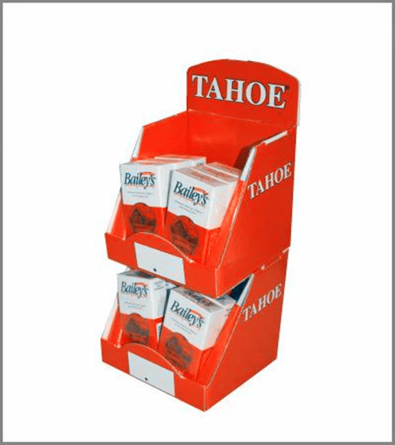 Custom Floor Retail Store Product Promotion Exhibition Cardboard Bookstore Brochure Magazine Book Display Stand 1