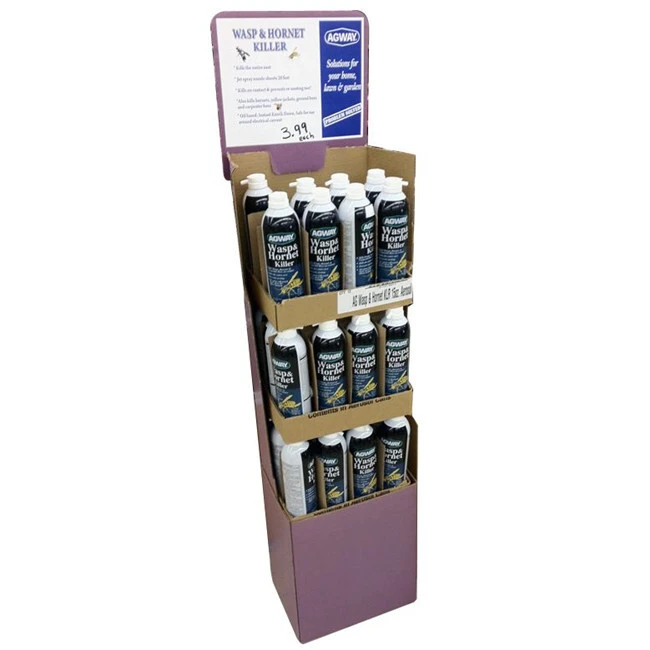 Customized corrugated box design simple rack store floor board cardboard display rack rack 1