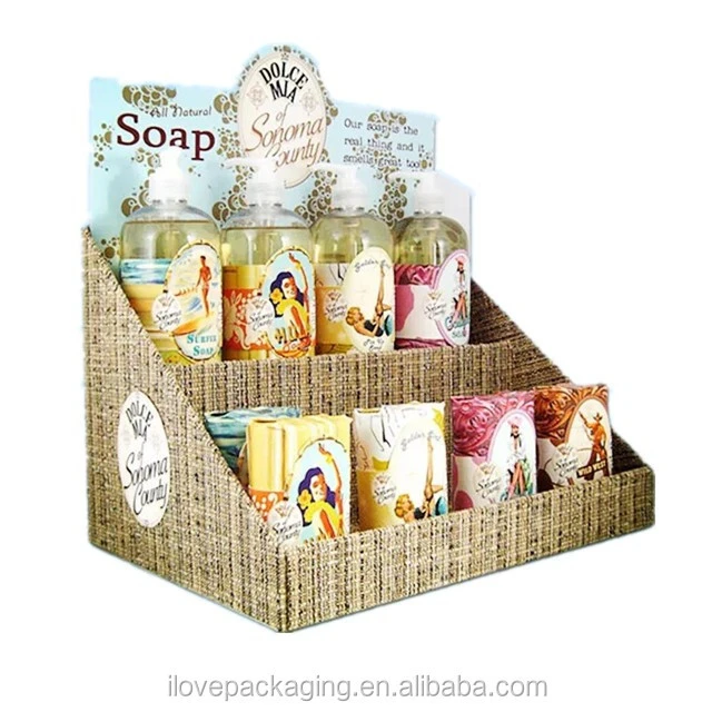 cardboard display box counter display can pdq display box for soap 1