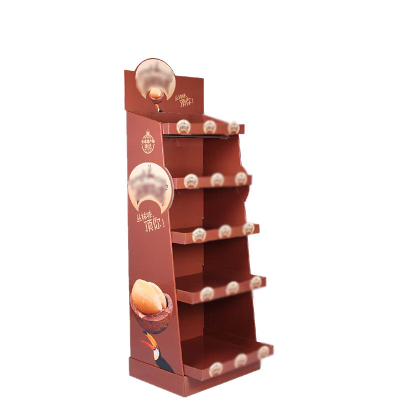 Aangepast product display rack vouwen pop -up papieren display golfpleging kartonnen displaystandaard 7