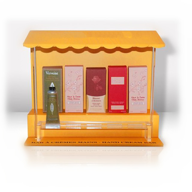 Huidverzorging Cosmetische display Standaard aanrecht cosmetisch display Stand lipstick parfum cosmetische displaystandaard 6