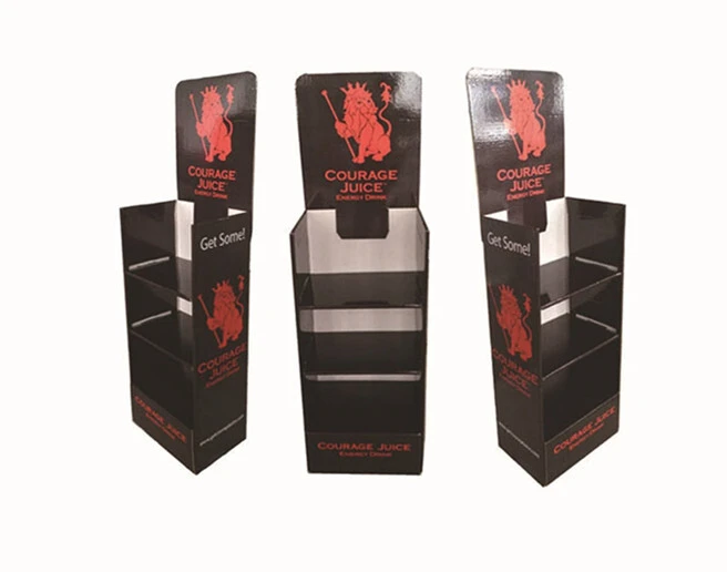 Customized retail store paper display stand cardboard promotional cookie display stand and perfume display stand 1