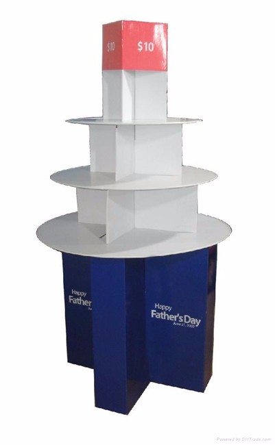 Paper display stand factory price razor glasses display stand cardboard material display stand wholesale 6