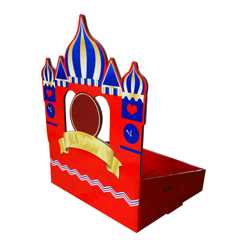 Food Printing Aangepaste kartonnen vloer Display Stand Paper Display Stand Popular Cardboard Display Stand voor promotie 16
