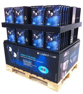 retail display racks Cardboard Pallet Displays Club display 1