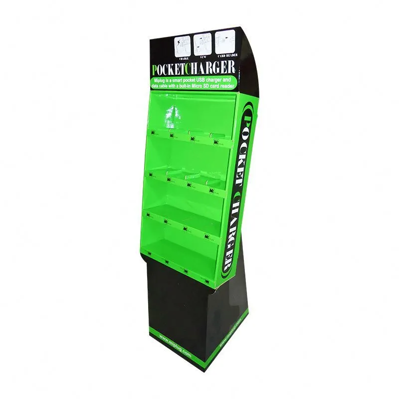 Promotion of hot sale of cardboard snacks display rack discount clothing display stand corrugated display rack 1