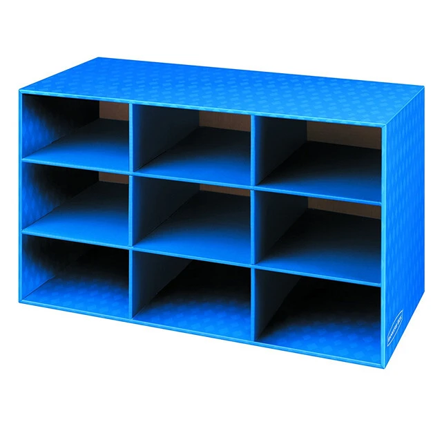 cardboard furniture Classroom 9 Compartment Cubby Storage 1