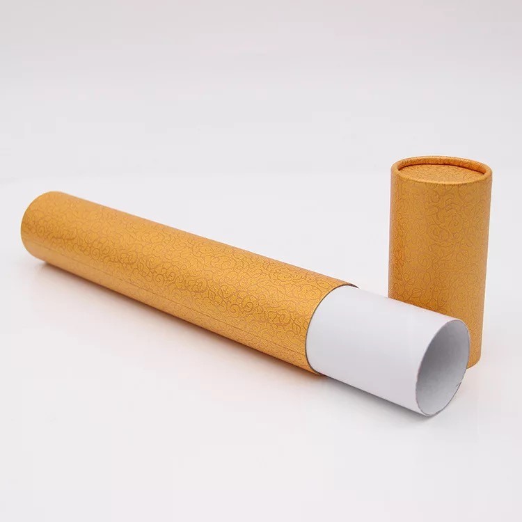 Recycled paper cylinder round cardboard boxes for poster packing 5
