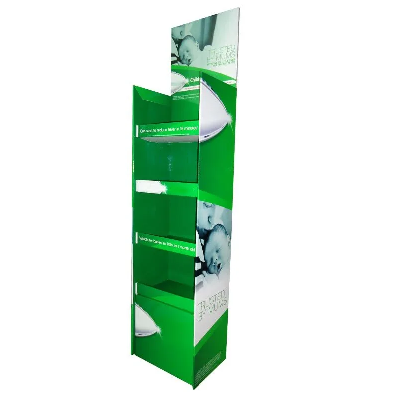 Commodity custom advertising popular display cardboard wholesale toy store supermarket printing retail rack display stand 1
