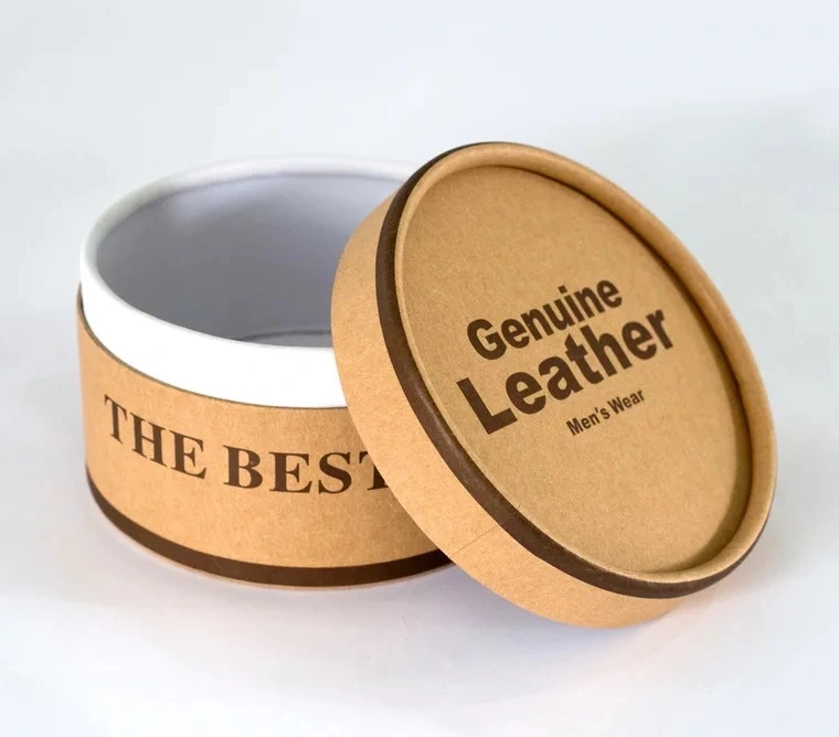 Carteau Boîtes de luxe Round Wine Paper Tube pour parfum Bottle Packaging Bandle Pot avec boîte cadeau 1