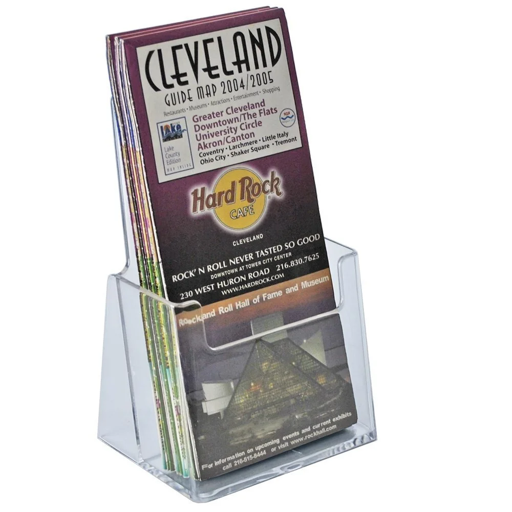 Acrylic literature bookstore is used to put magazines and books and office shelves 1