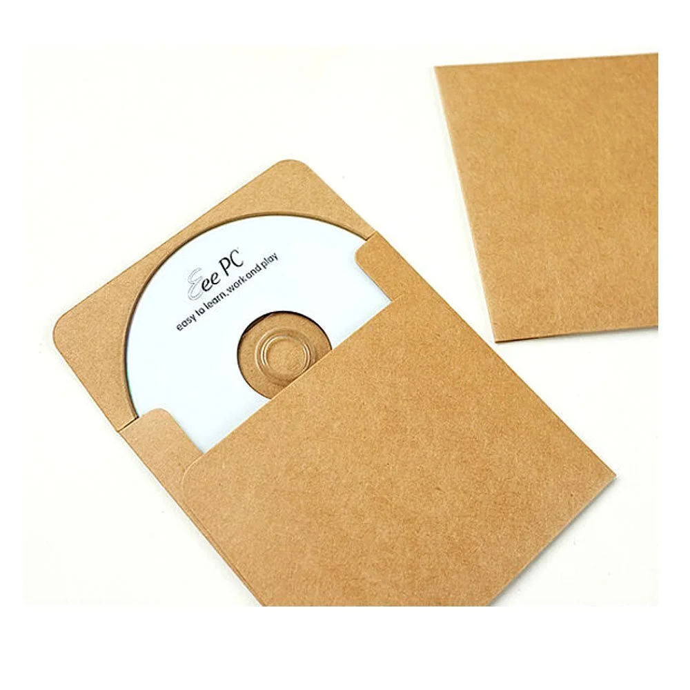 CD ENVELOPE custom cardboard cd sleeve DVD Envelopes Kraft Paper Cardboard 1