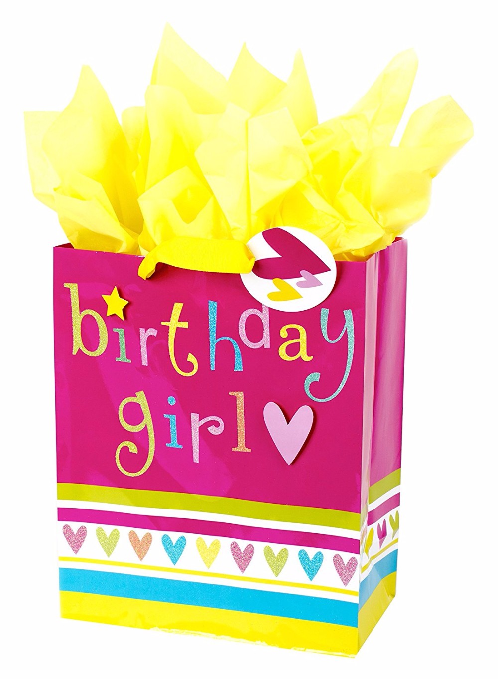 Customized new craft with happy birthday lettering and printing high-end exquisite gift packaging birthday paper bag party paper 7