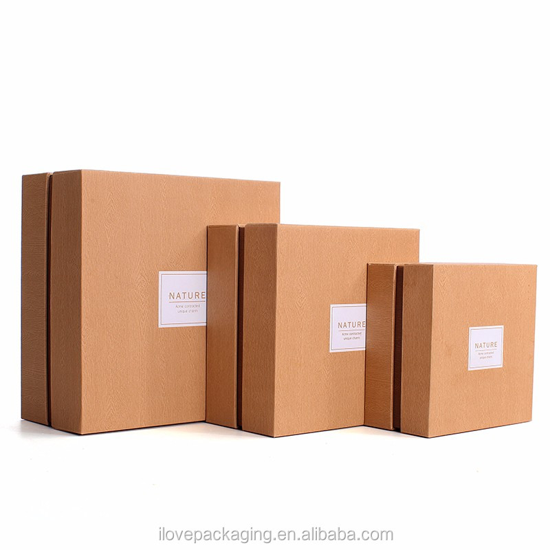 custom kraft gift box for skincare EVA foam 2